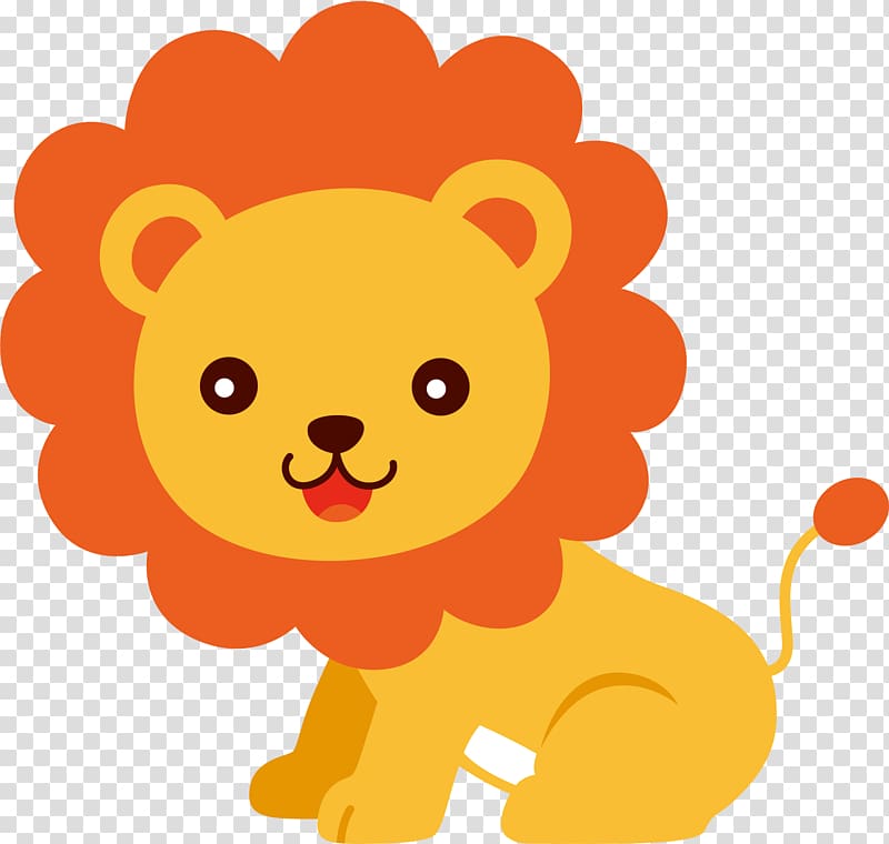 Lion Cuteness , baby animals transparent background PNG clipart