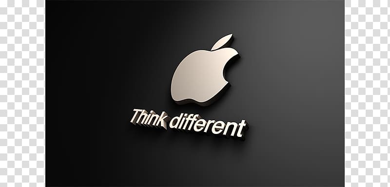 Logo Desktop Brand, apple think different transparent background PNG clipart