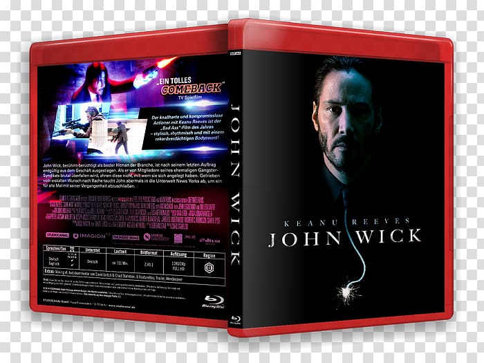 John Wick Blu-ray disc StudioCanal Display device Multimedia, tyler durden transparent background PNG clipart