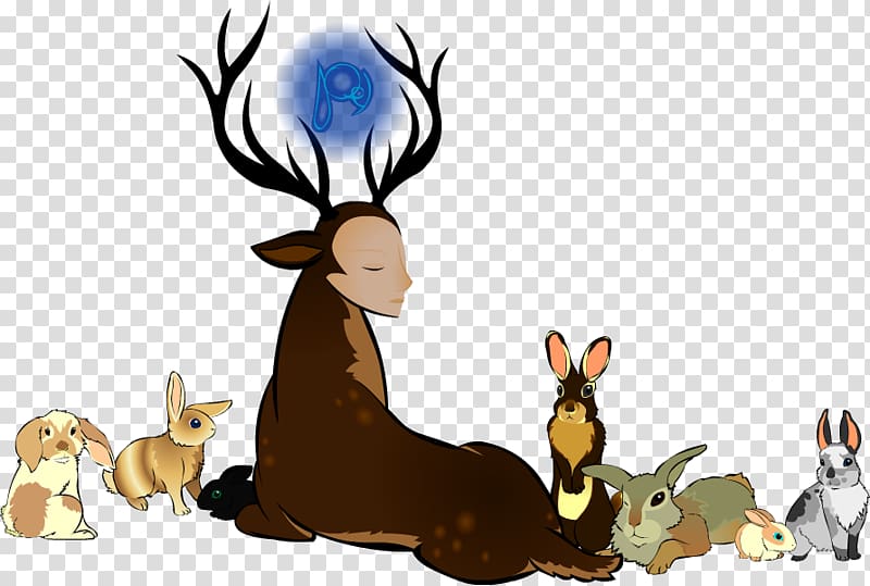 Reindeer The Endless Forest White-tailed deer Rabbit, Reindeer transparent background PNG clipart