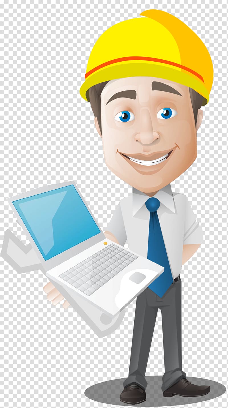 Dessin animxe9 Drawing Animation, Engineer worker transparent background PNG clipart