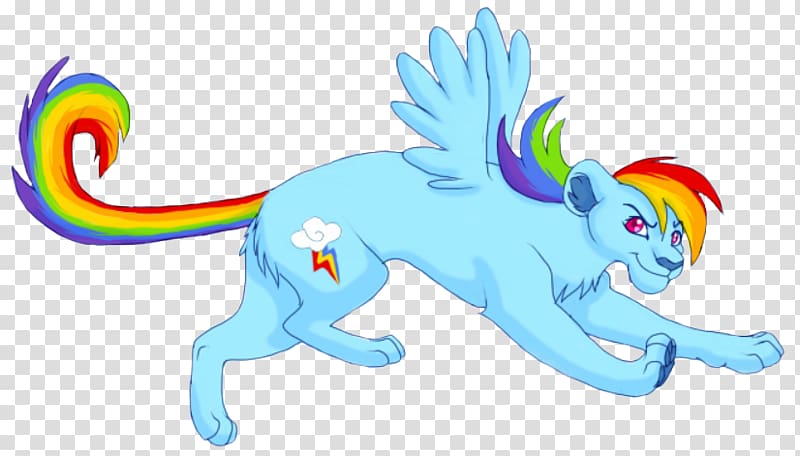 Rainbow Dash Pinkie Pie Pony Lion , Cartoon Lioness transparent background PNG clipart