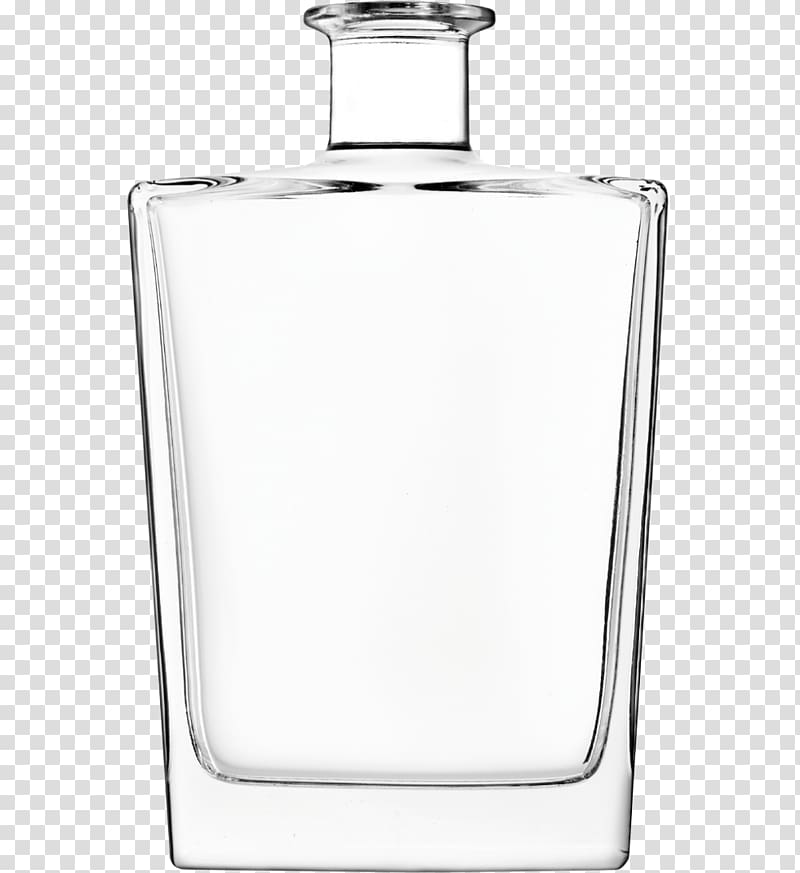 Glass bottle Decanter, two glass jars transparent background PNG clipart