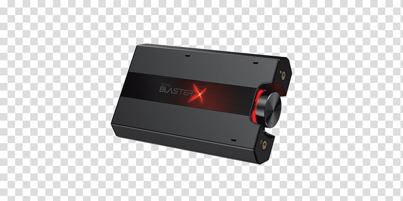 Digital audio Sound Blaster X-Fi Sound Blaster Audigy Sound Cards & Audio Adapters Creative Sound BlasterX G5, Headphone Amplifier transparent background PNG clipart