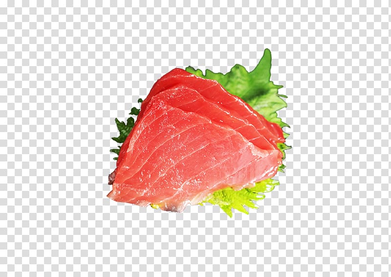 Sashimi Ham Tataki Japanese Cuisine Food, tuna transparent background PNG clipart