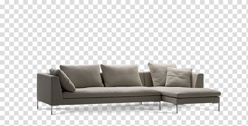 Sofa bed Couch B&B Italia Furniture Living room, modern sofa transparent background PNG clipart