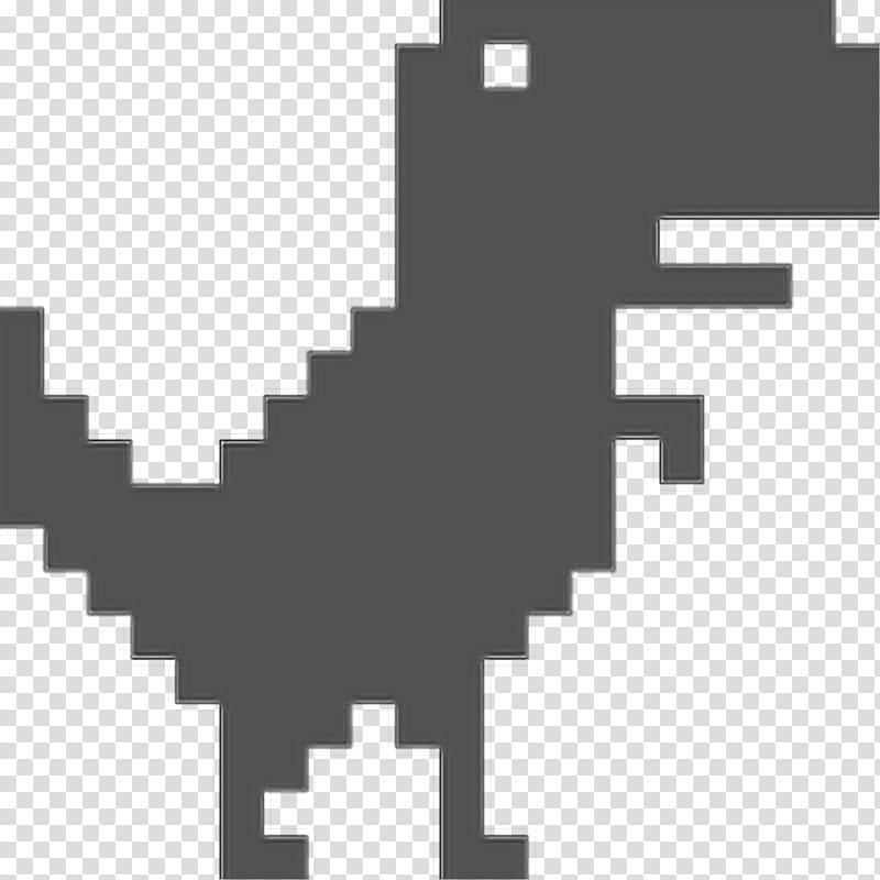 Dinosaur illustration, Google Chrome Guess The Font Dinosaur Game Nvidia  Shield, chrome, angle, white png