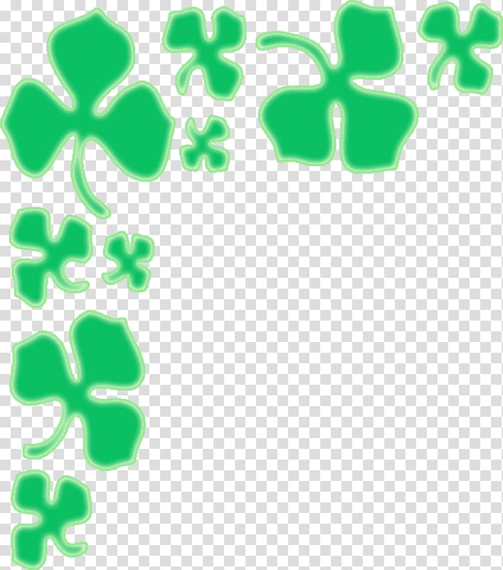 Shamrock , Shamrock Corner transparent background PNG clipart