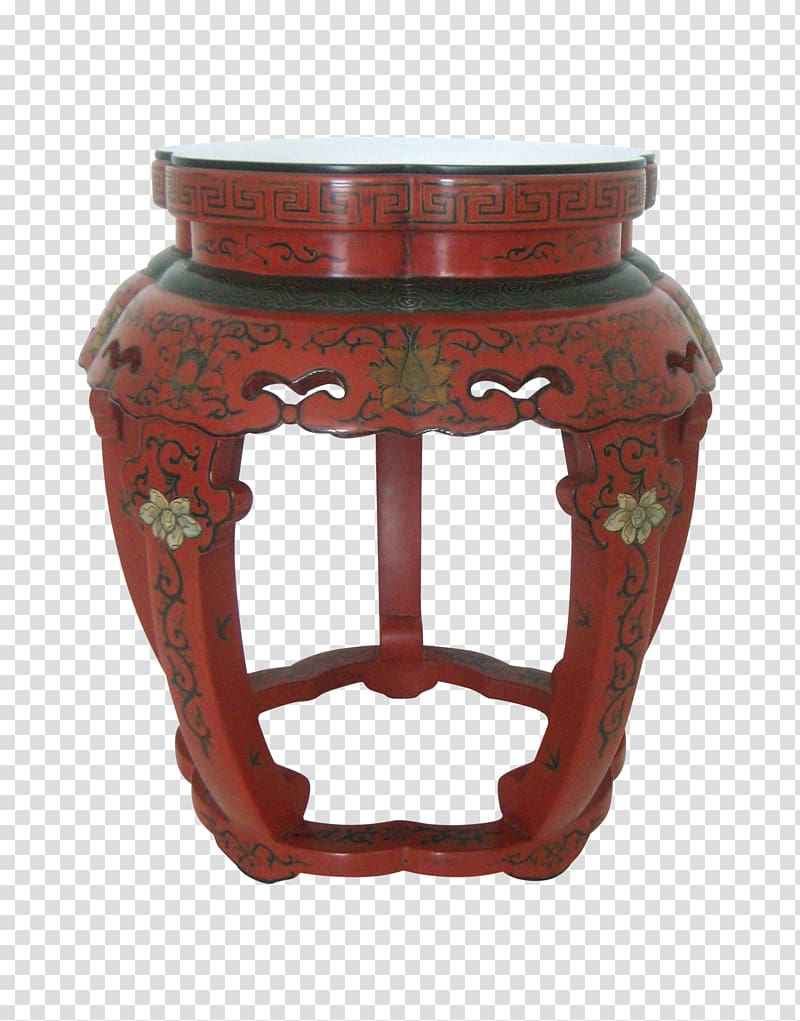 Bedside Tables Lacquer Bar stool, chinese drum transparent background PNG clipart