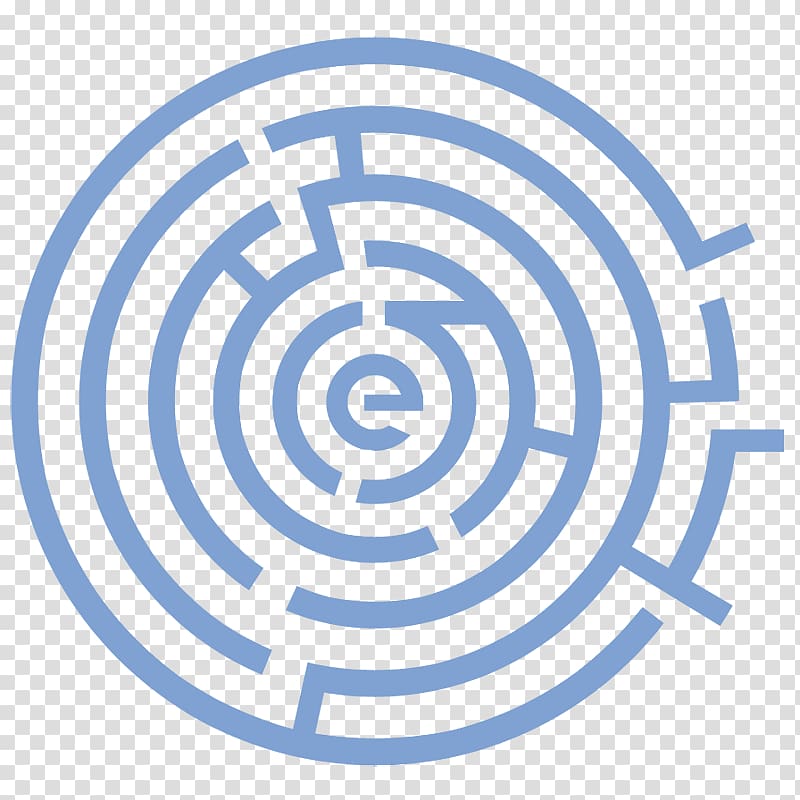 Hedge maze Labyrinth maze, simple circle transparent background PNG clipart