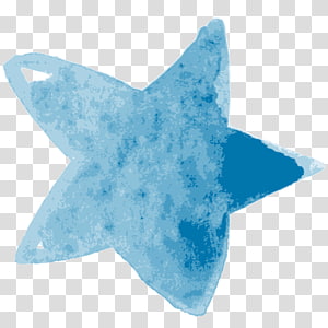 Blue star clipart. Free download transparent .PNG