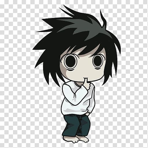 Light Yagami Ryuk Death Note Chibi, Chibi transparent background PNG clipart