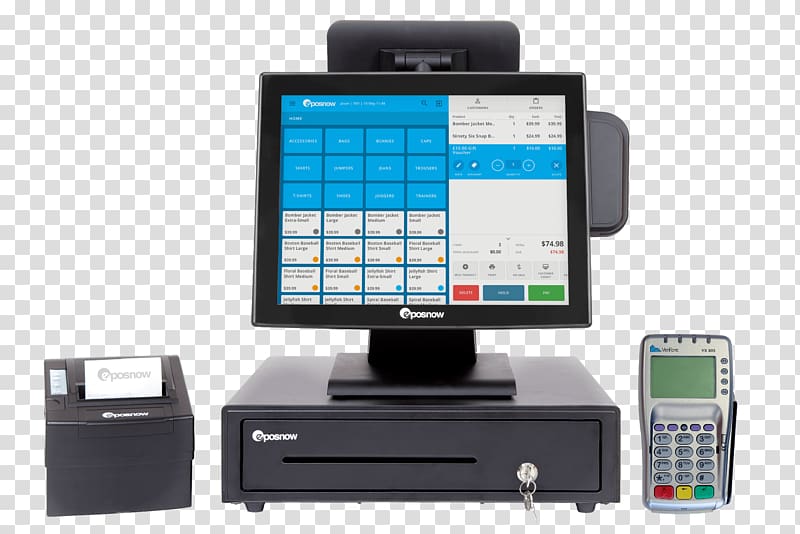 Point of sale Epos Now Cash register Sales Retail, Business transparent background PNG clipart
