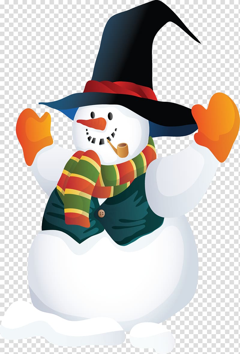 Christmas Happiness , snowman sand transparent background PNG clipart