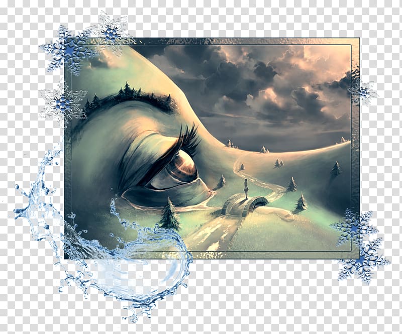 Drawing Digital painting Surrealism Art, pathway transparent background PNG clipart