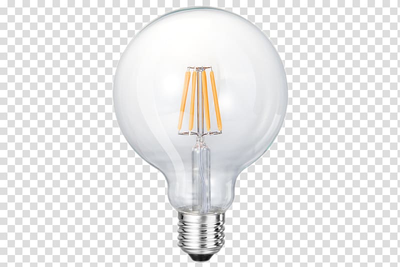 Edison screw Lighting Light-emitting diode LED lamp, lamp transparent background PNG clipart