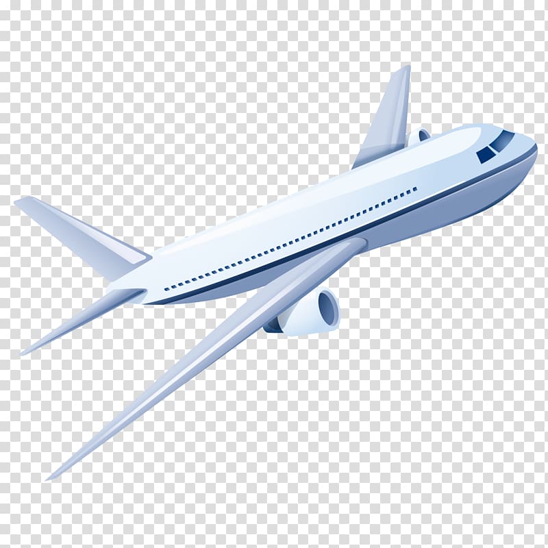 Boeing 767 Airplane Model aircraft Airbus, Large passenger aircraft model transparent background PNG clipart