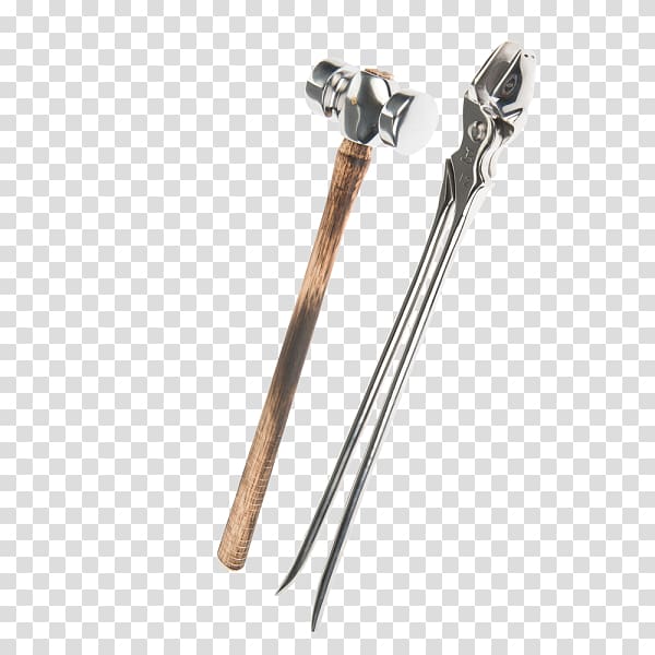 Tool Hammer Forging Kitchen Tongs Farrier, hammer saw over house transparent background PNG clipart