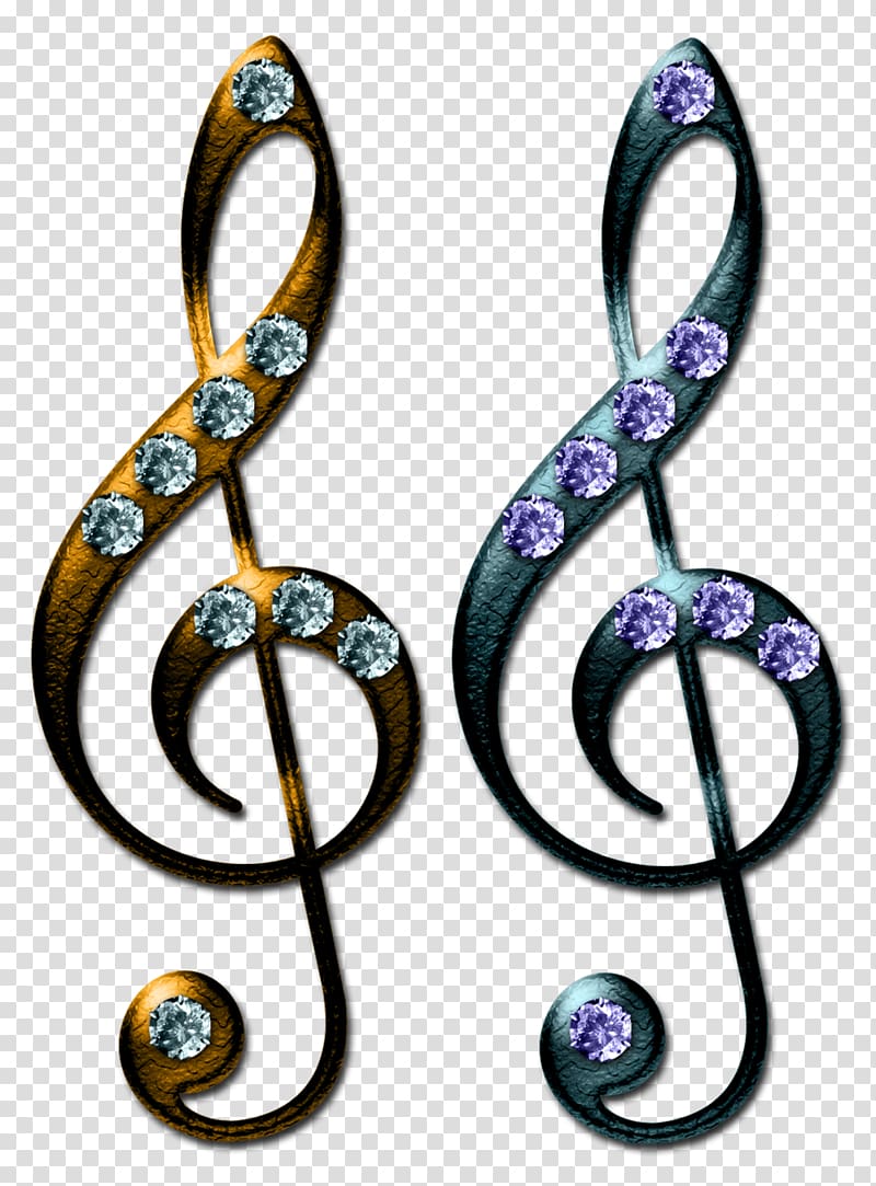 Musical note Clef Key, treble clef transparent background PNG clipart