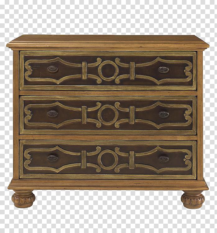 Nightstand Drawer Wardrobe Garderob Furniture, Hand-painted hand-painted wardrobe closet transparent background PNG clipart