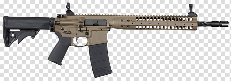 LWRC International LWRC M6 Individual Carbine Firearm AR-15 style rifle, Lwrc International transparent background PNG clipart