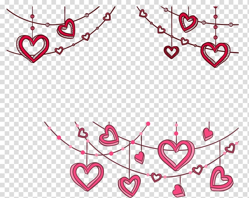 Euclidean Shape, Three-dimensional heart-shaped transparent background PNG clipart