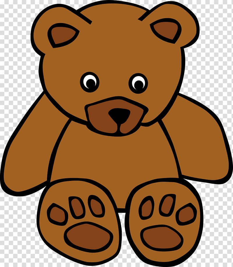 American black bear Brown bear , Brown transparent background PNG clipart