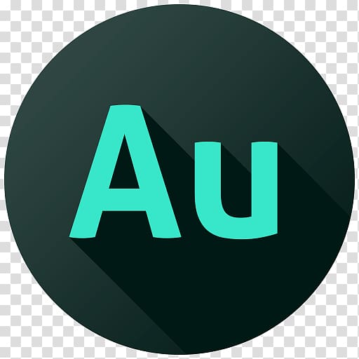 AU illustration, brand green, Adobe Audition transparent background PNG clipart