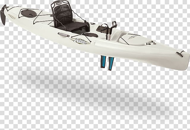 Kayak fishing Hobie MirageDrive 180 Canoe Outback Steakhouse, fishing rod carrier pick up transparent background PNG clipart