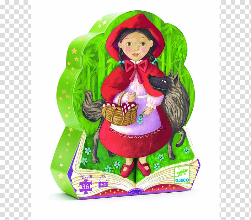 Jigsaw Puzzles Little Red Riding Hood Toy Djeco, toy transparent background PNG clipart