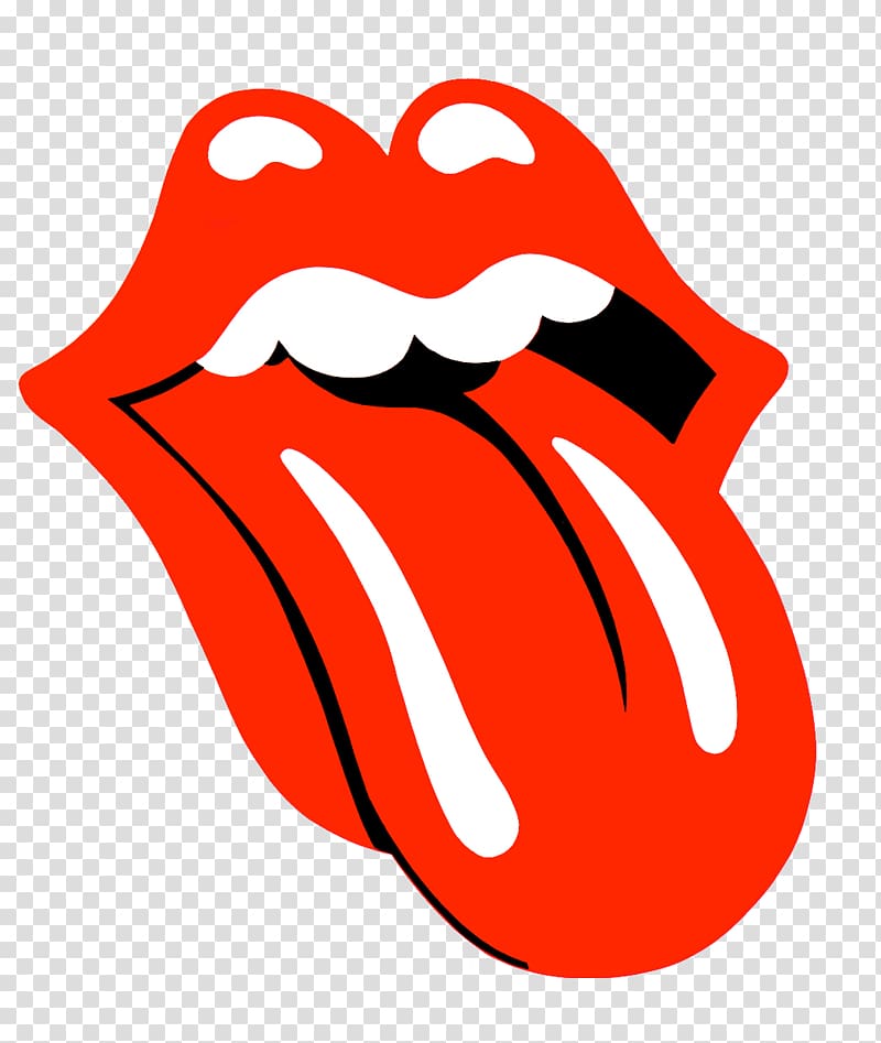 Rolling Stone logo, The Rolling Stones Logo Music Sticky Fingers, red lips transparent background PNG clipart