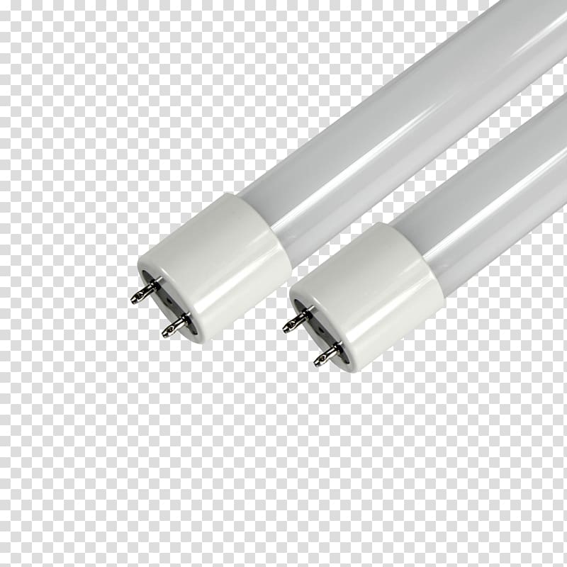 Light-emitting diode LED tube LED lamp Fluorescent lamp, lamp transparent background PNG clipart