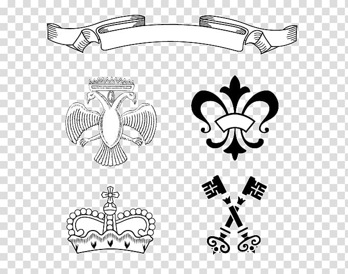 Heraldry Escutcheon , Crown Royal aristocratic element transparent background PNG clipart