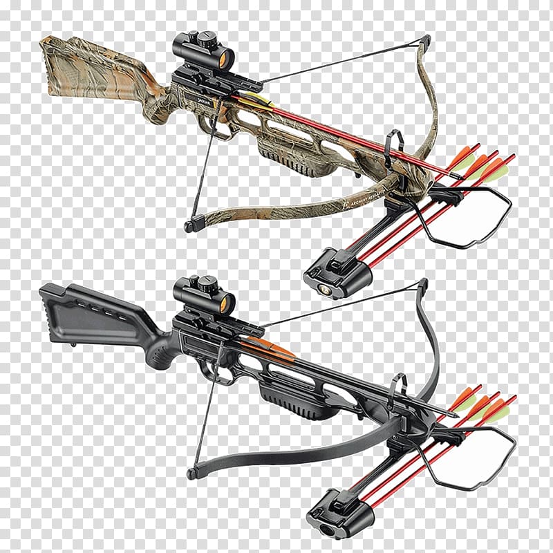 Crossbow bolt Weapon Archery Red dot sight, bow package transparent background PNG clipart