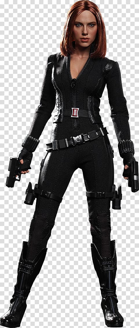 Scarlett Johansson Captain America: The Winter Soldier Black Widow Hot Toys Limited, la viuda negra marvel transparent background PNG clipart