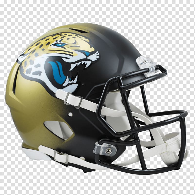 black and yellow sports helmet illustration, Jacksonville Jaguars Helmet transparent background PNG clipart