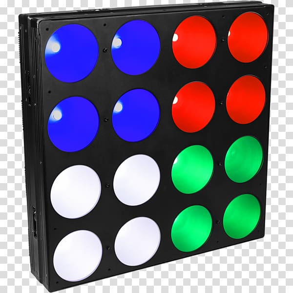 Light-emitting diode RGB color model Display device Lighting, matrix code transparent background PNG clipart