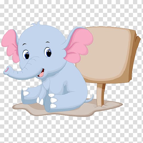 Elephant Cartoon, baby chair transparent background PNG clipart