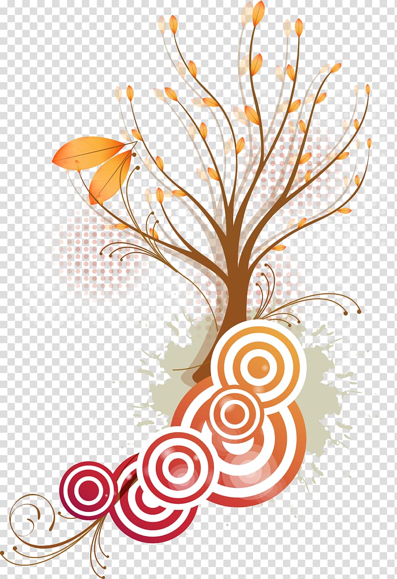 Icon, Autumn tree transparent background PNG clipart