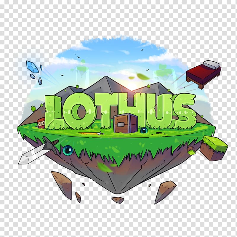 Minecraft YouTube Lothus Distribuidora I Limpeza, Higiene e Descartáveis Logo , Hypixel transparent background PNG clipart