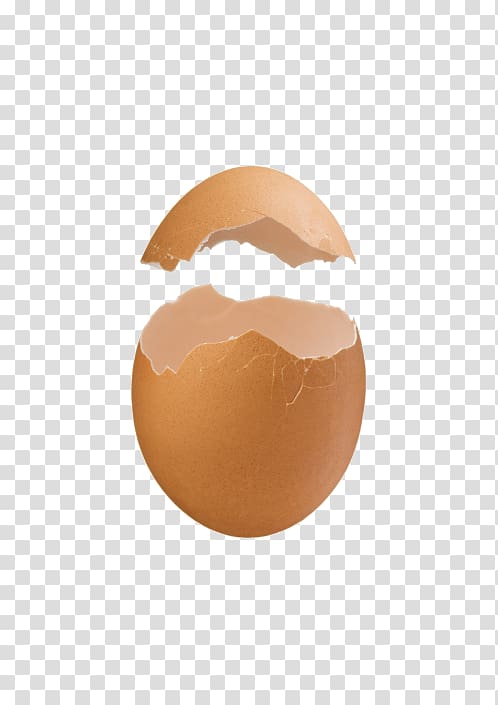 brown egg shell, Chicken Eggshell Computer file, Egg shell transparent background PNG clipart