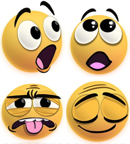 Facebook Messenger Sticker Emoticon Smiley, Moving Emoticons transparent background PNG clipart