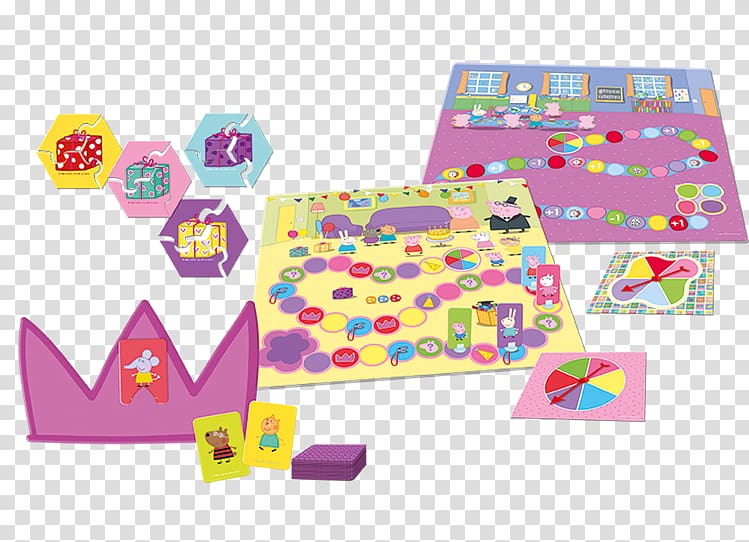 Educational Toys Peppa Pig: Party Time Board game Trefl, party transparent background PNG clipart