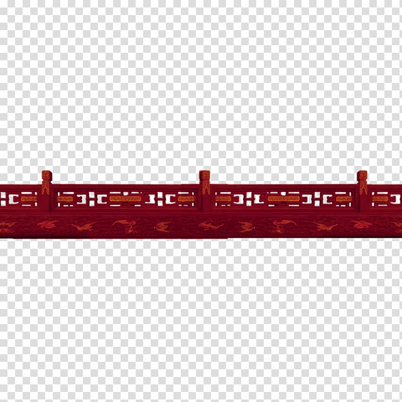 red bridge , Chinese Fence Computer file, Chinese wind carved fence,Fences transparent background PNG clipart
