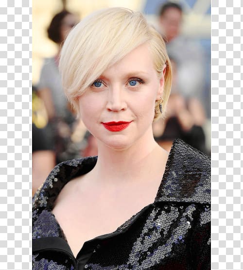 Gwendoline Christie Blond Bangs Bob cut Hairstyle, 12th Screen Actors Guild Awards transparent background PNG clipart