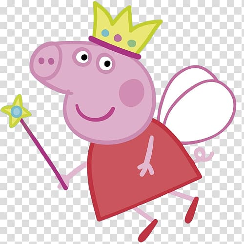 George Pig Daddy Pig , peppa transparent background PNG clipart