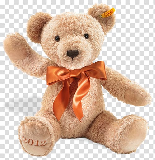Teddy bear Steiff Stuffed Animals & Cuddly Toys Plush, bear transparent background PNG clipart