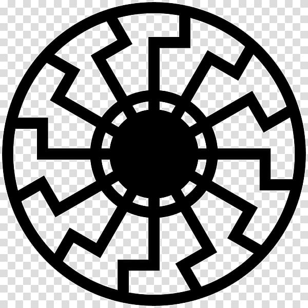 Black Sun Sun cross Symbol Christian cross, symbol transparent background PNG clipart