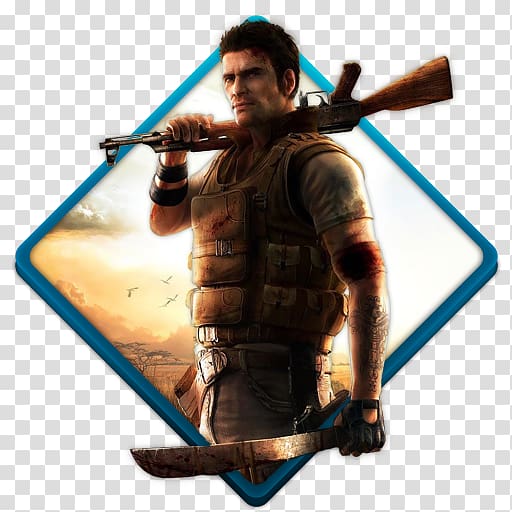 PUBG logo, mercenary militia soldier, Far cry 2 transparent background PNG clipart