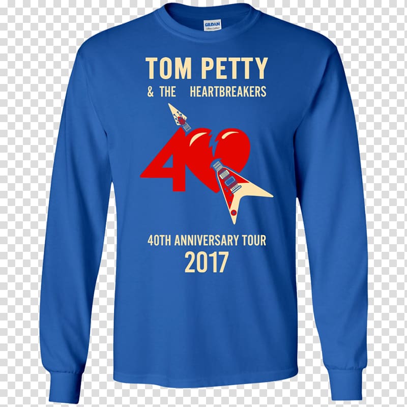 Long-sleeved T-shirt Hoodie Clothing, Tom Petty transparent background PNG clipart